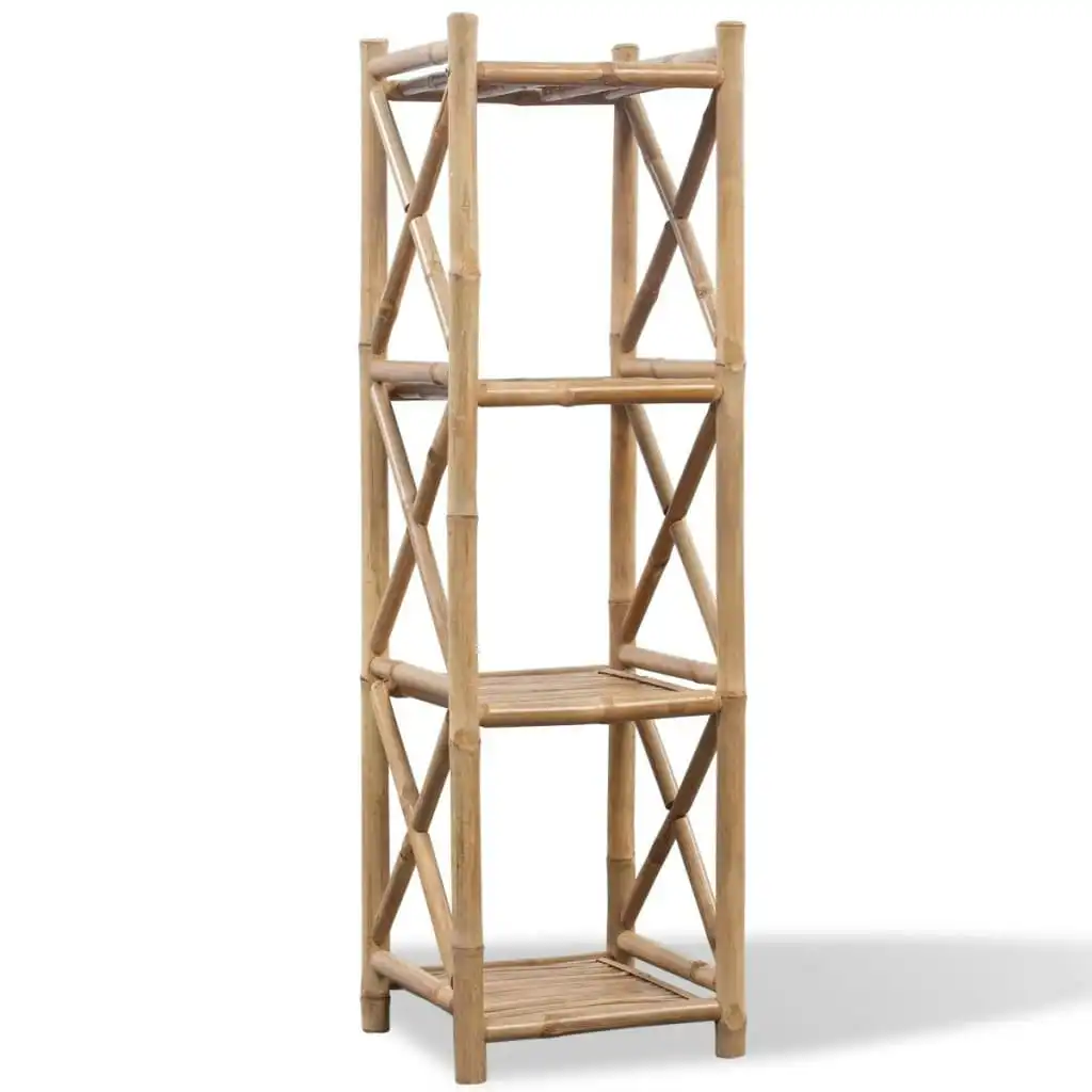 4-Tier Square Bamboo Shelf 242492