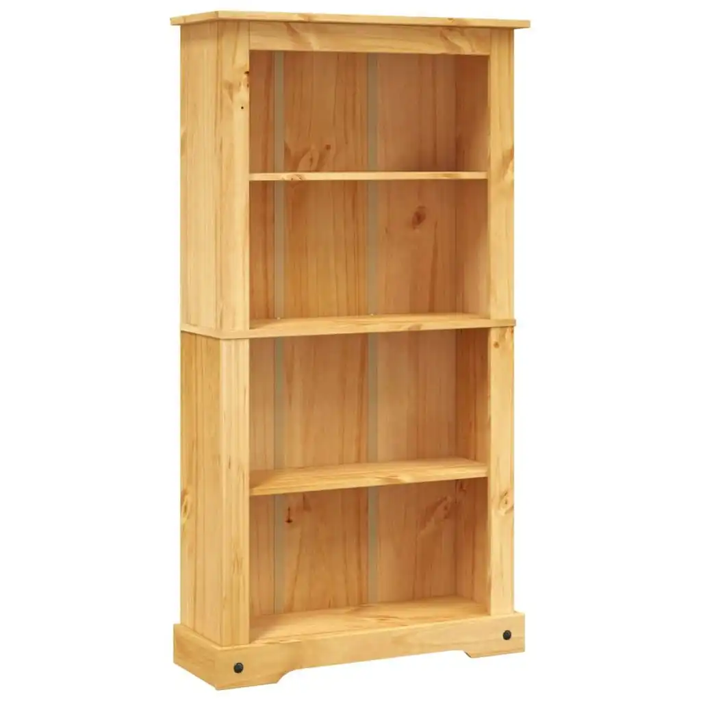 4-Tier Bookcase Mexican Pine Corona Range 81x29x150 cm 243743