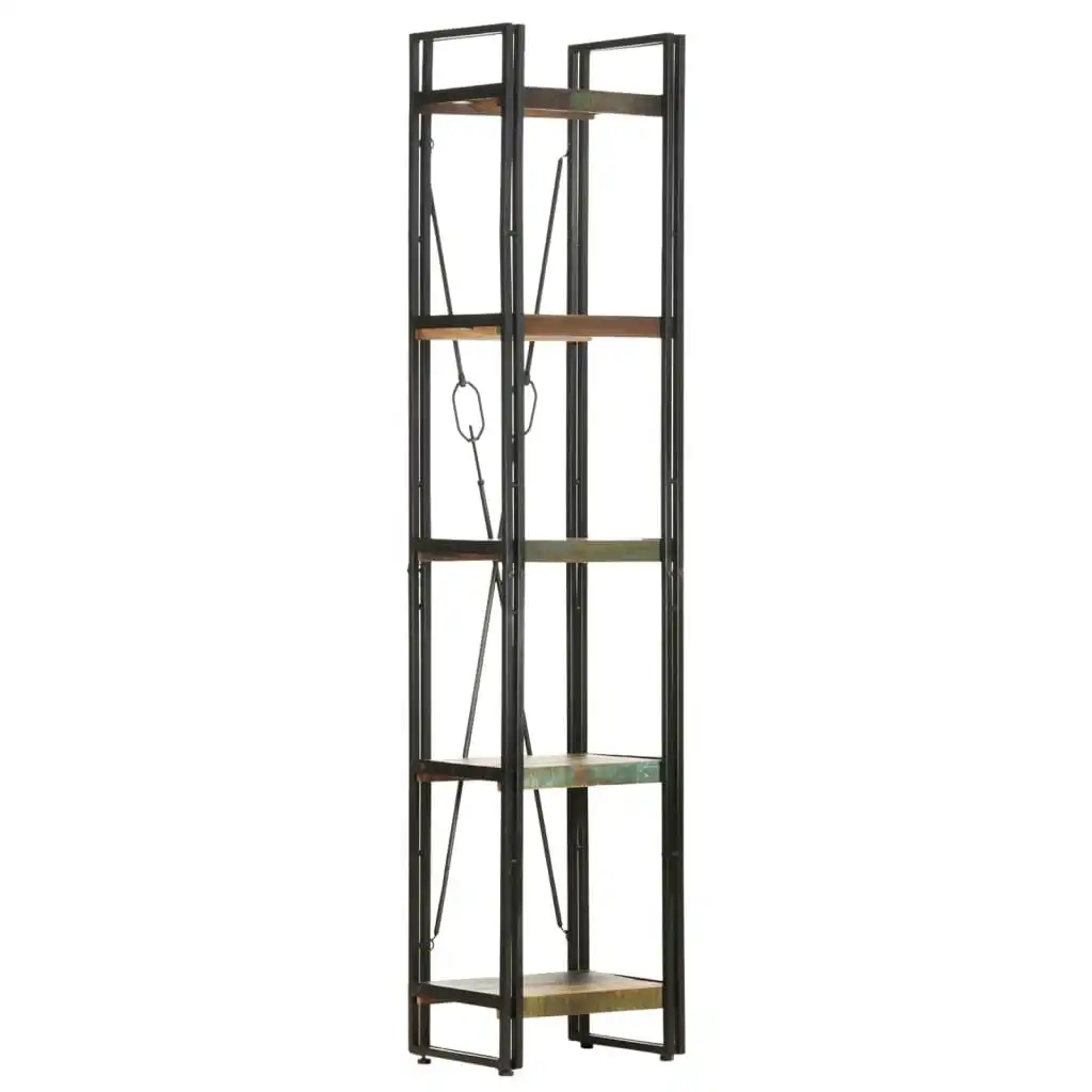 5-Tier Bookcase 40x30x180 cm Solid Reclaimed Wood 320629