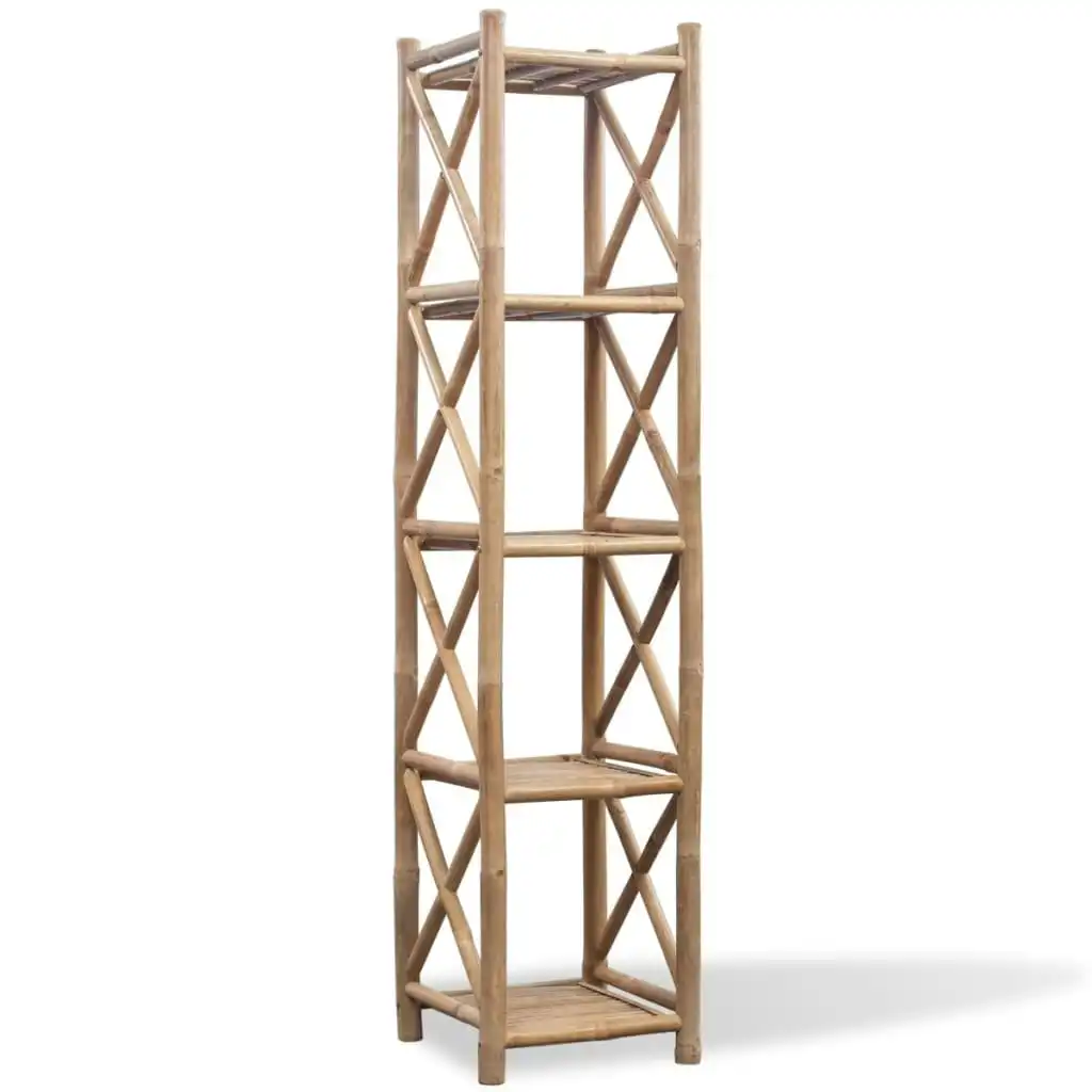 5-Tier Square Bamboo Shelf 242493