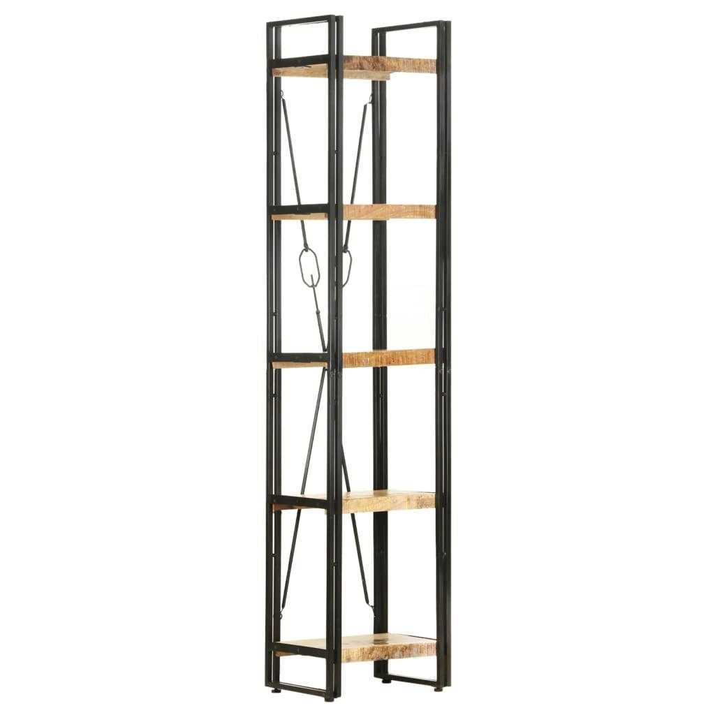 5-Tier Bookcase 40x30x180 cm Solid Mango Wood 320616