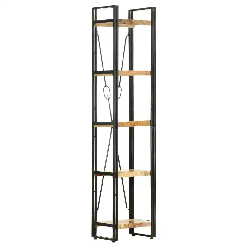 5-Tier Bookcase 40x30x180 cm Solid Mango Wood 320616