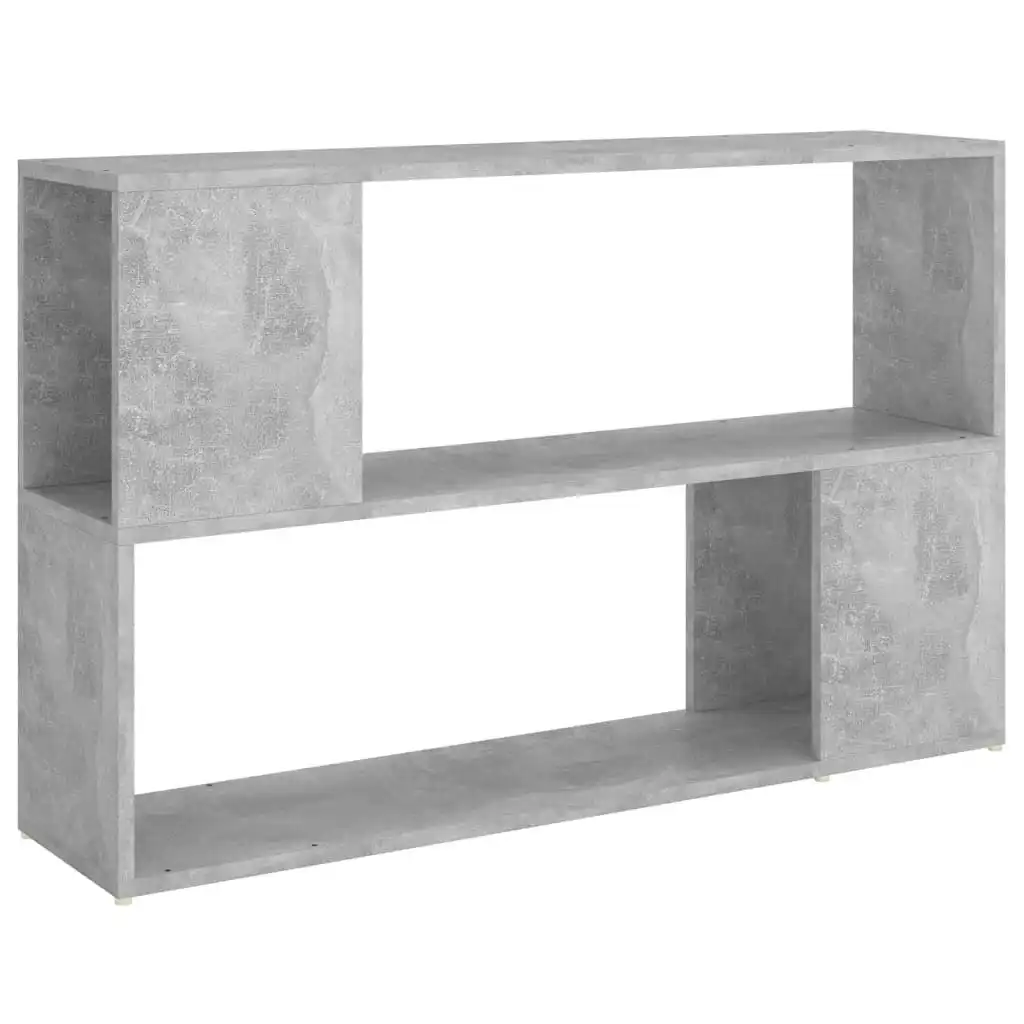 Book Cabinet Concrete Grey 100x24x63 cm Engineered Wood 809174