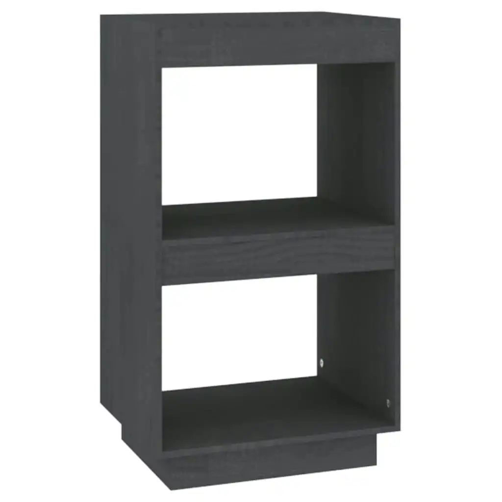 Book Cabinet Grey 40x35x71 cm Solid Pinewood 810841