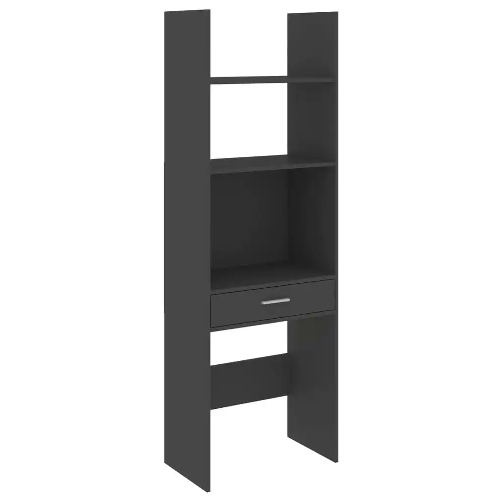 Book Cabinet Grey 60x35x180 cm Engineered Wood 803427