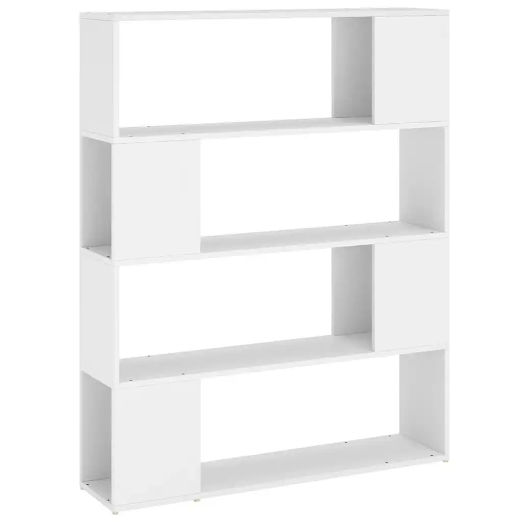 Book Cabinet Room Divider White 100x24x124 cm 809188