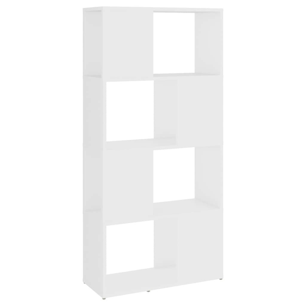 Book Cabinet Room Divider White 60x24x124.5 cm Engineered Wood 809080