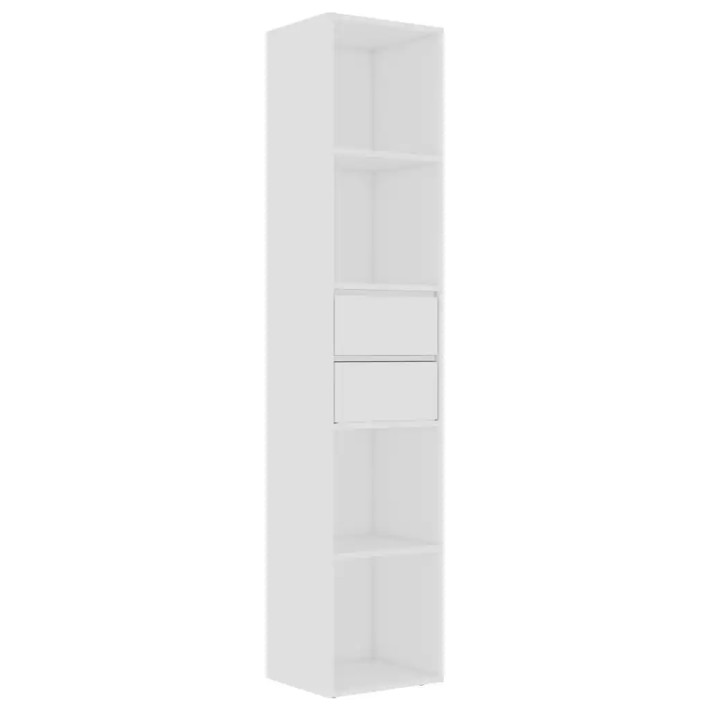 Book Cabinet White 36x30x171 cm Engineered Wood 802867