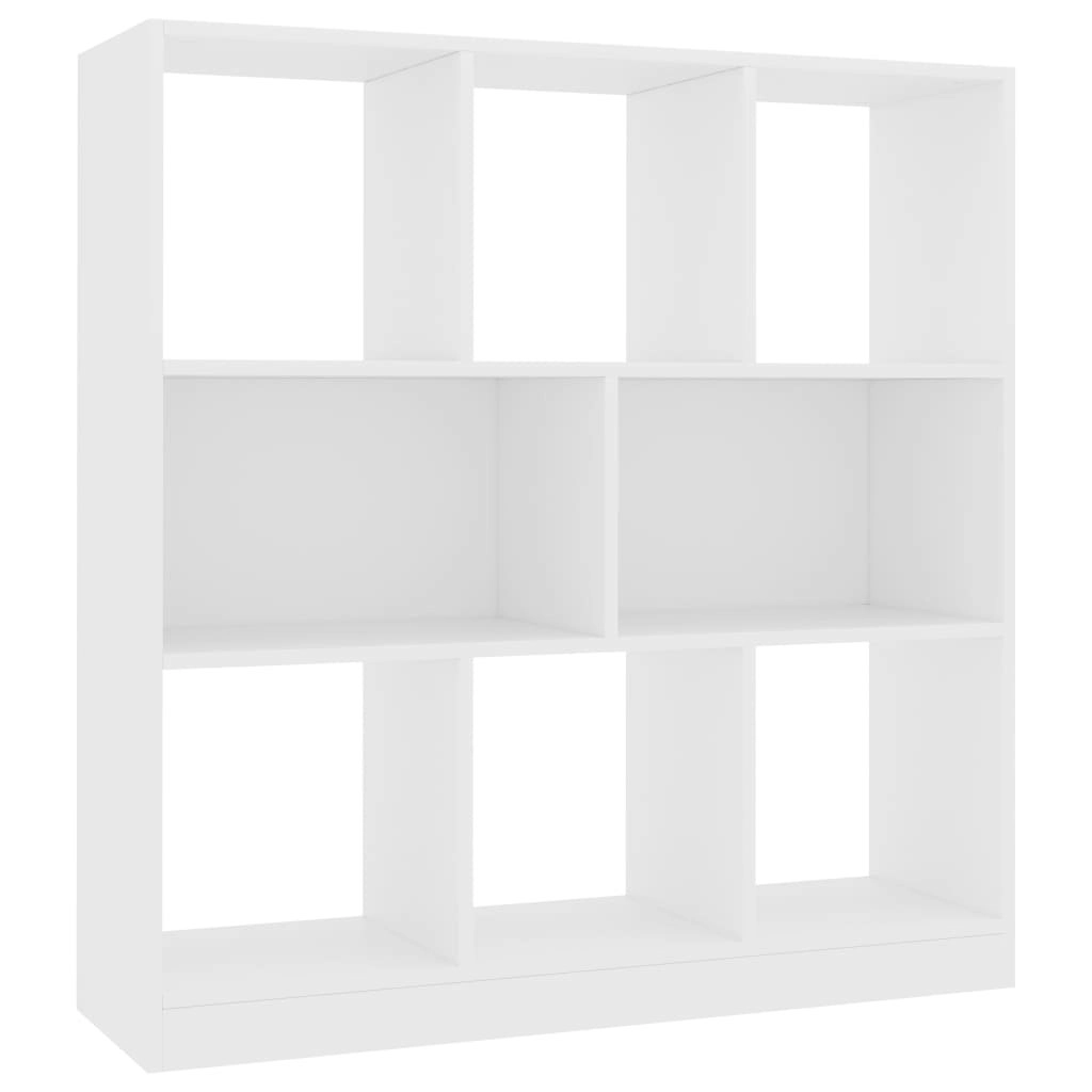 Book Cabinet White 97.5x29.5x100 cm Engineered Wood 800171