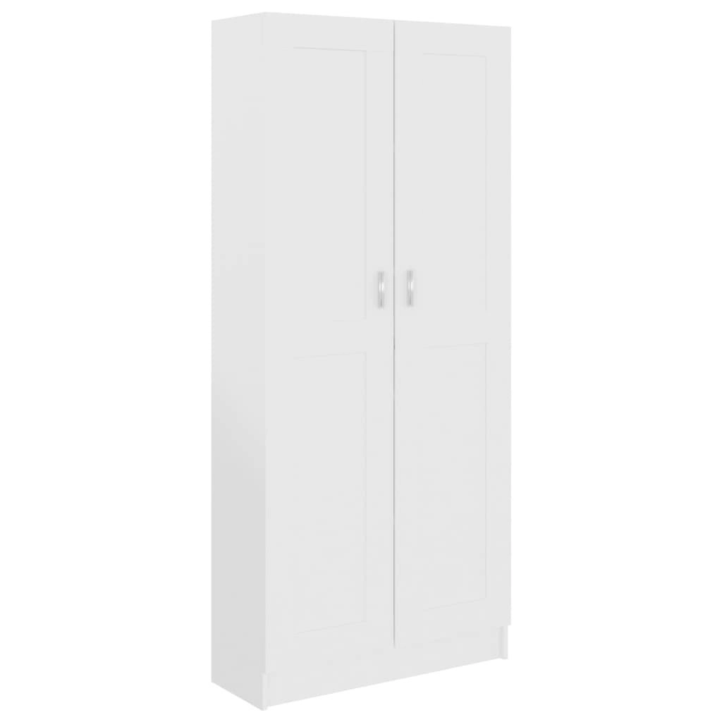 Book Cabinet White 82.5x30.5x185.5 cm Engineered Wood 802732