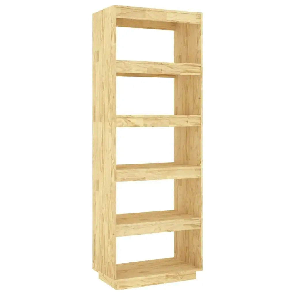 Book Cabinet/Room Divider 60x35x167 cm Solid Pinewood 810874