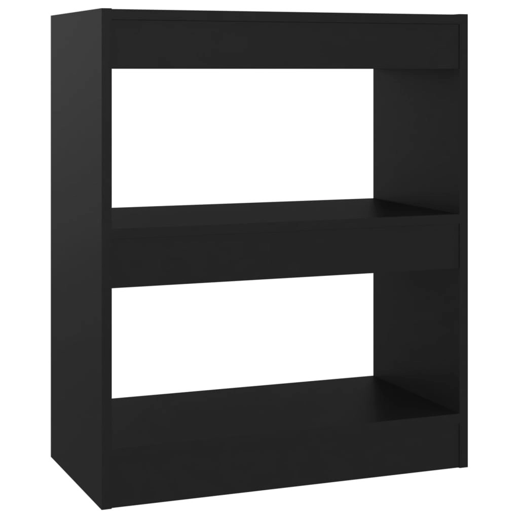 Book Cabinet/Room Divider Black 60x30x72 cm 811647