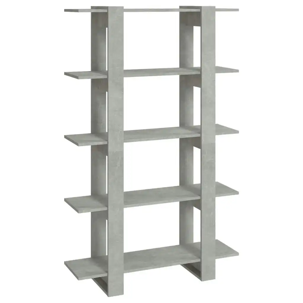 Book Cabinet/Room Divider Concrete Grey 100x30x160 cm 811533