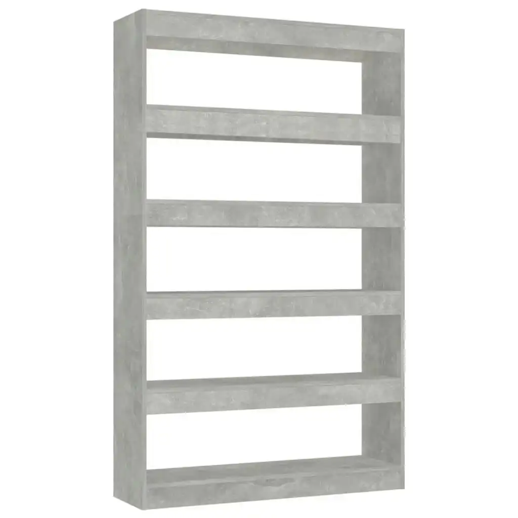 Book Cabinet/Room Divider Concrete Grey 100x30x166 cm 811767