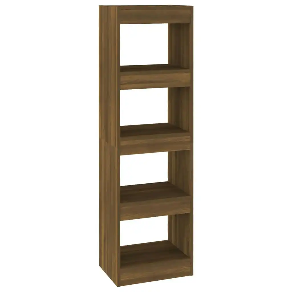 Book Cabinet/Room Divider Brown Oak 40x30x135 cm 813592