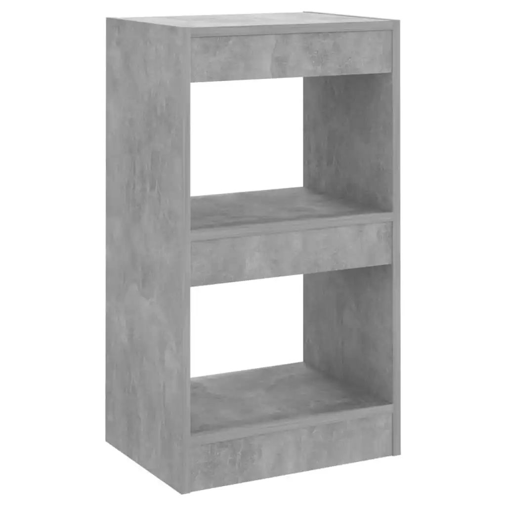 Book Cabinet/Room Divider Concrete Grey 40x30x72 cm 811605