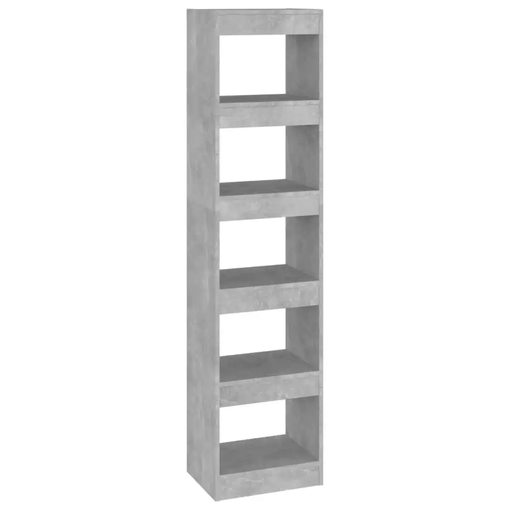 Book Cabinet/Room Divider Concrete Grey 40x30x166 cm 811632