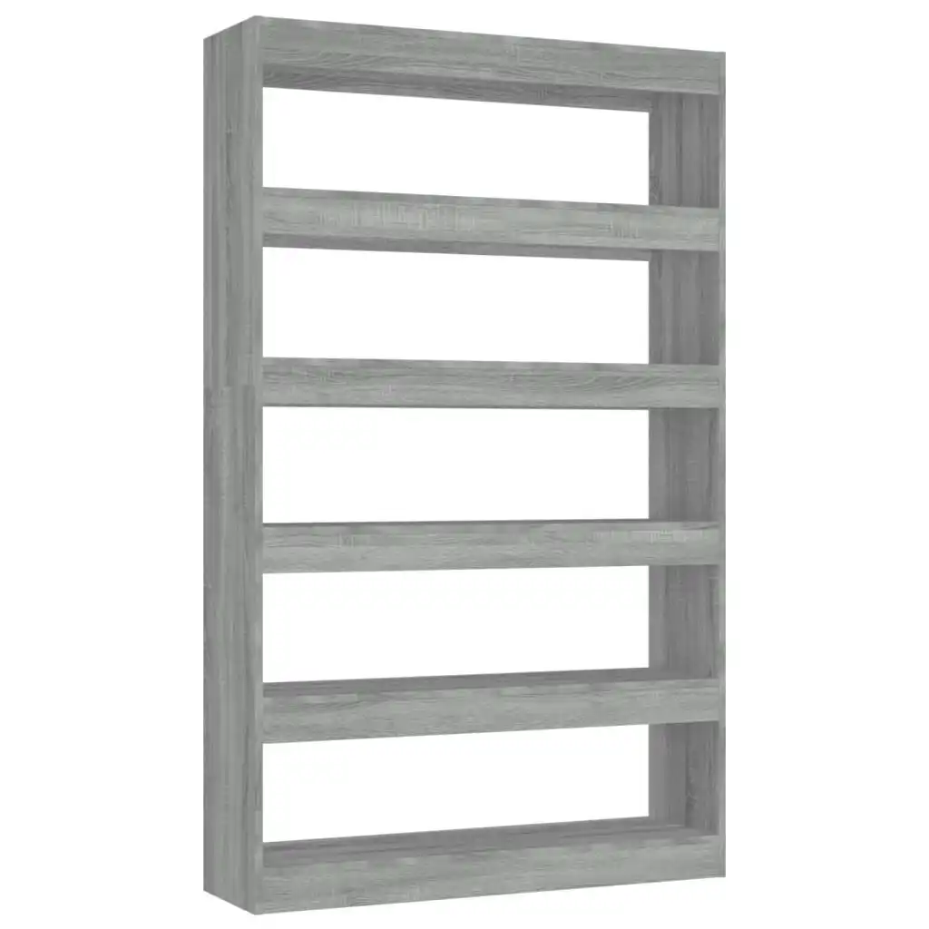 Book Cabinet/Room Divider Grey Sonoma 100x30x166 cm 813639