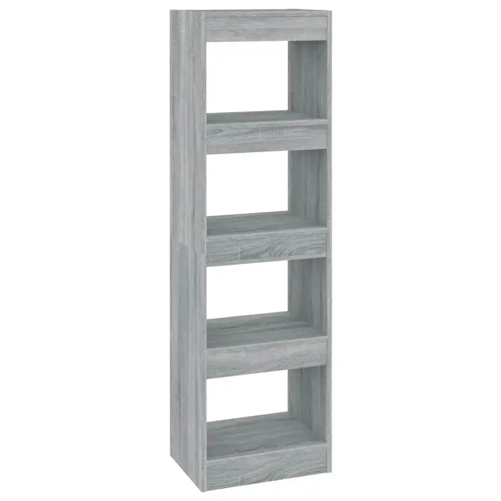 Book Cabinet/Room Divider Grey Sonoma 40x30x135 cm 813591