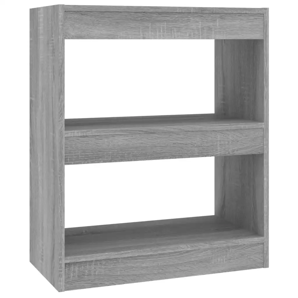 Book Cabinet/Room Divider Grey Sonoma 60x30x72 cm 813600