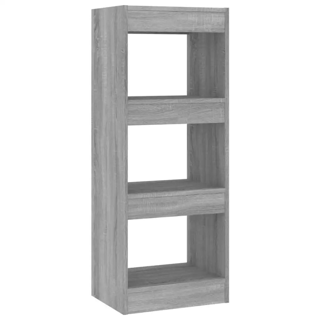 Book Cabinet/Room Divider Grey Sonoma 40x30x103 cm Engineered Wood 813588