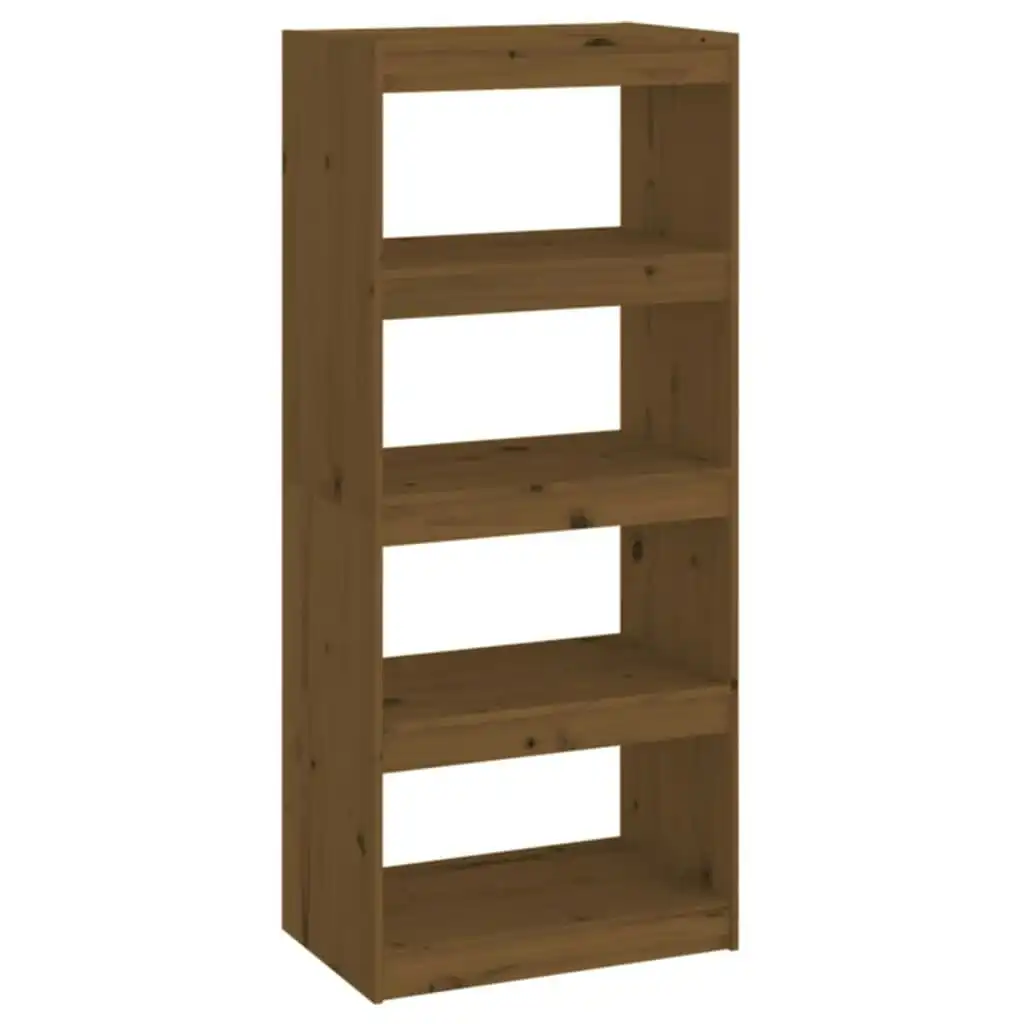 Book Cabinet/Room Divider Honey Brown 60x30x135.5 cm Wood Pine 808171