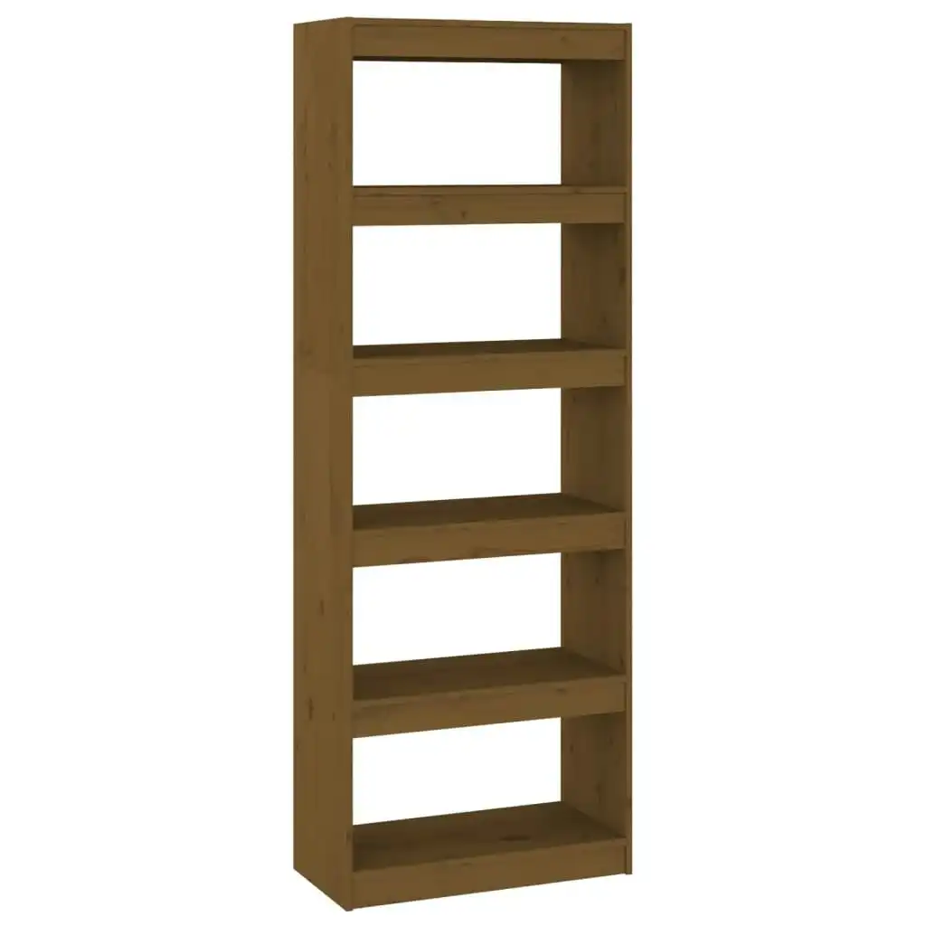 Book Cabinet/Room Divider Honey Brown 60x30x167.5 cm Wood Pine 808176