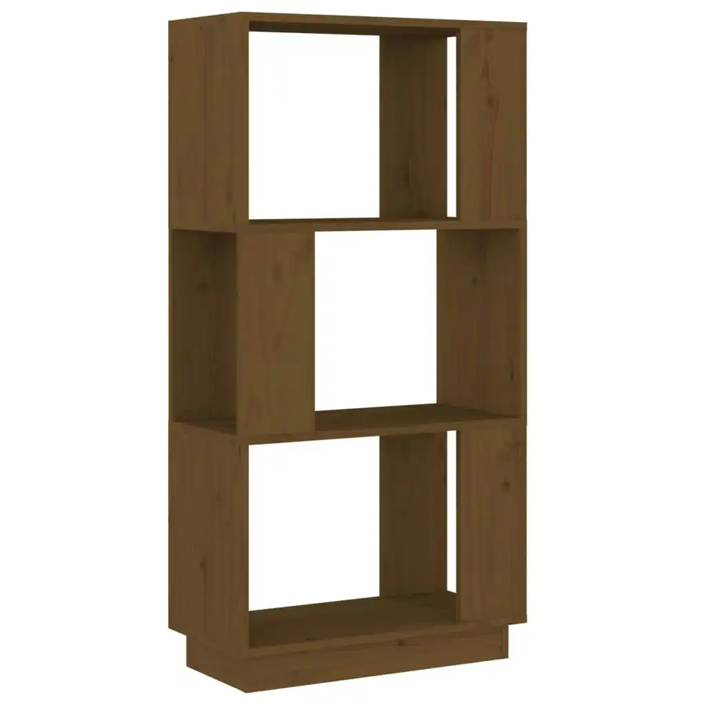 Book Cabinet/Room Divider Honey Brown 51x25x101 cm Solid Wood Pine 814037