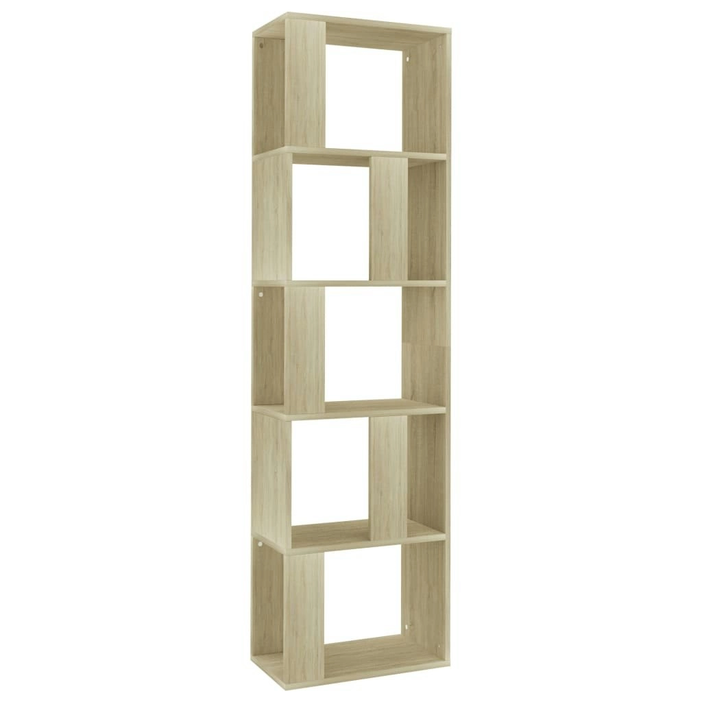 Book Cabinet/Room Divider Sonoma Oak 45x24x159 cm Engineered Wood 800111