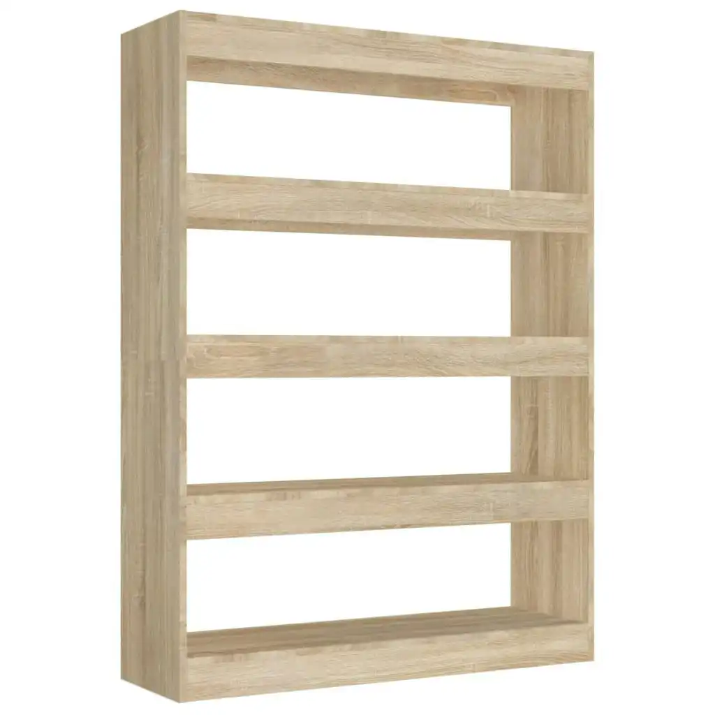 Book Cabinet/Room Divider Sonoma Oak 100x30x135 cm 811757