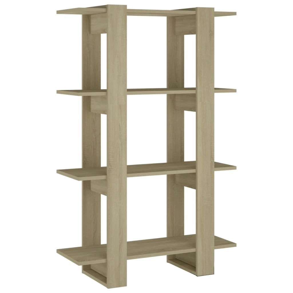 Book Cabinet/Room Divider Sonoma Oak 80x30x123.5 cm 811577