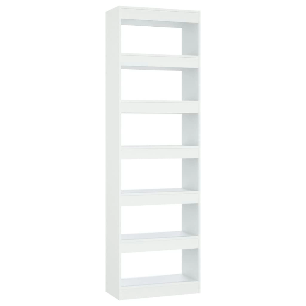 Book Cabinet/Room Divider White 60x30x198 cm 811682