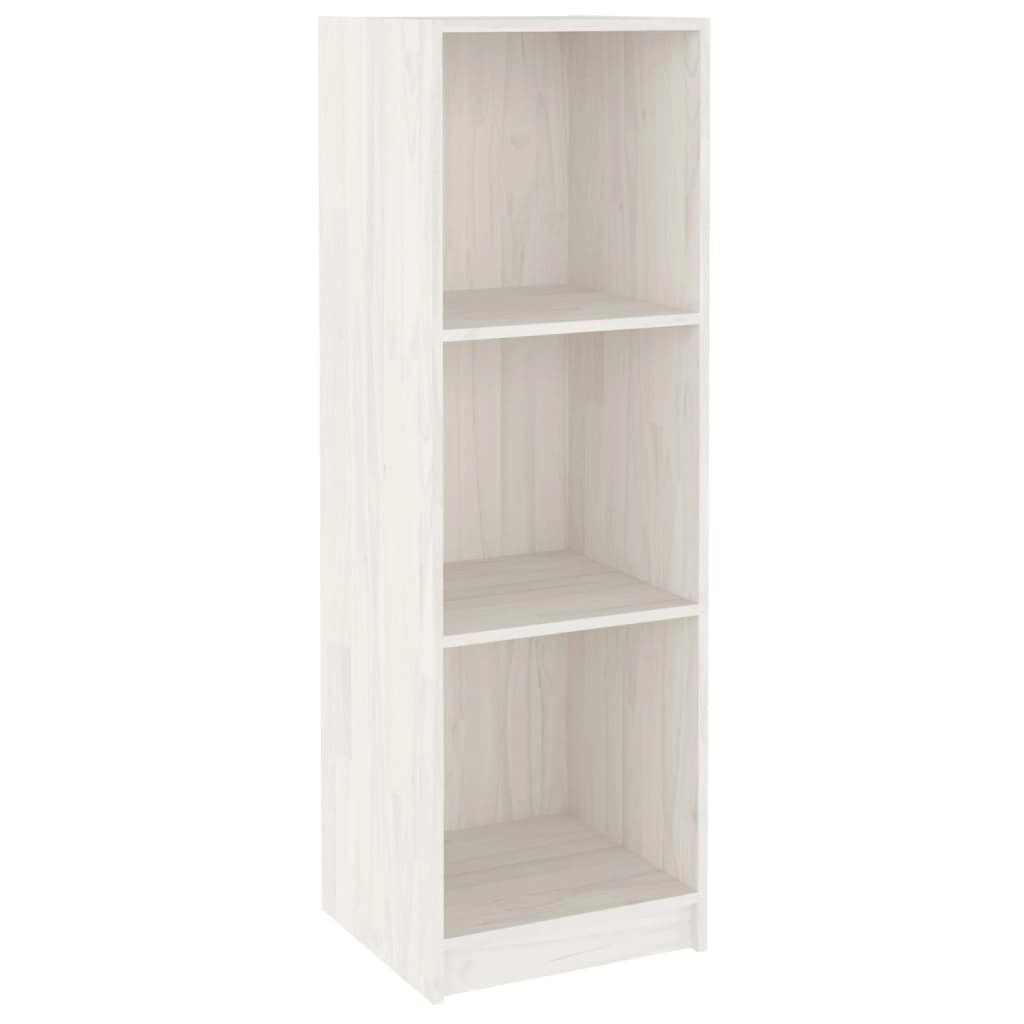 Book Cabinet/Room Divider White 36x33x110 cm Solid Pinewood 809937