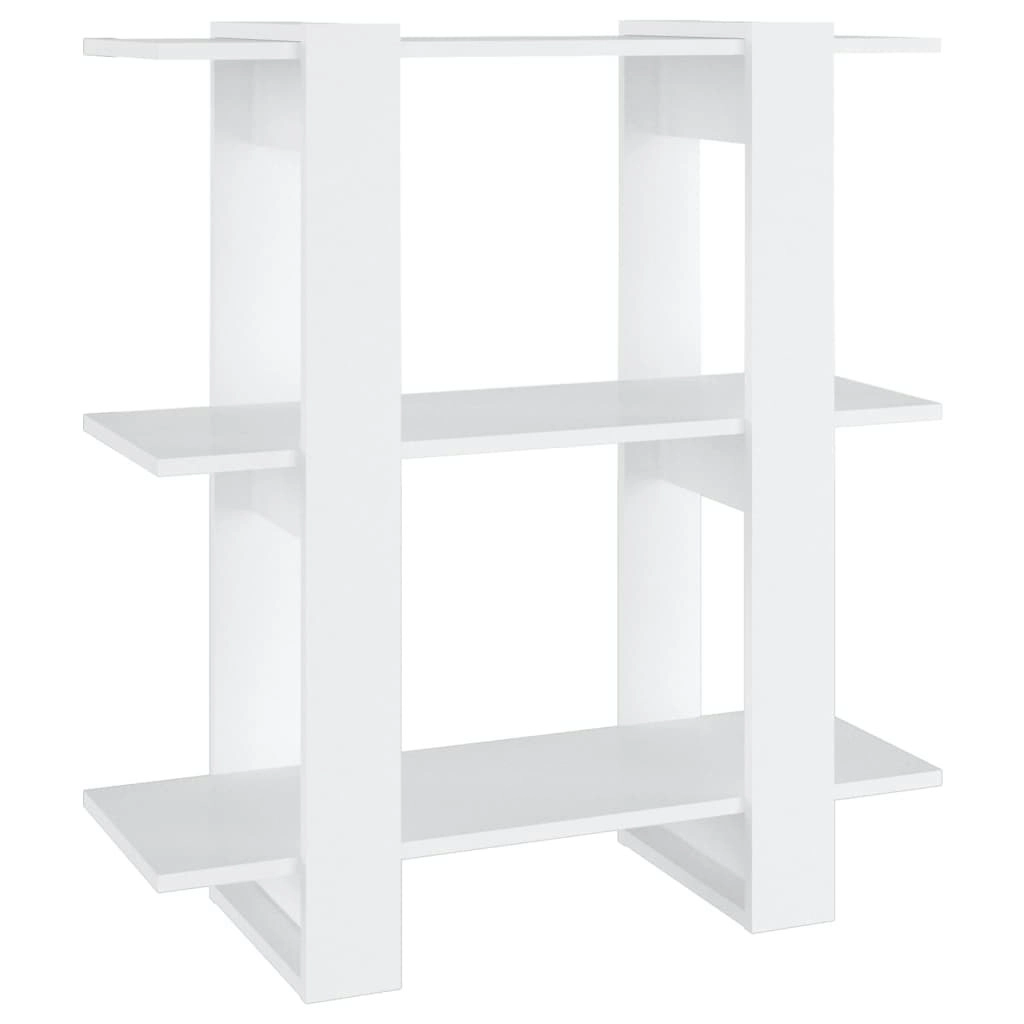 Book Cabinet/Room Divider White 80x30x87 cm 811583