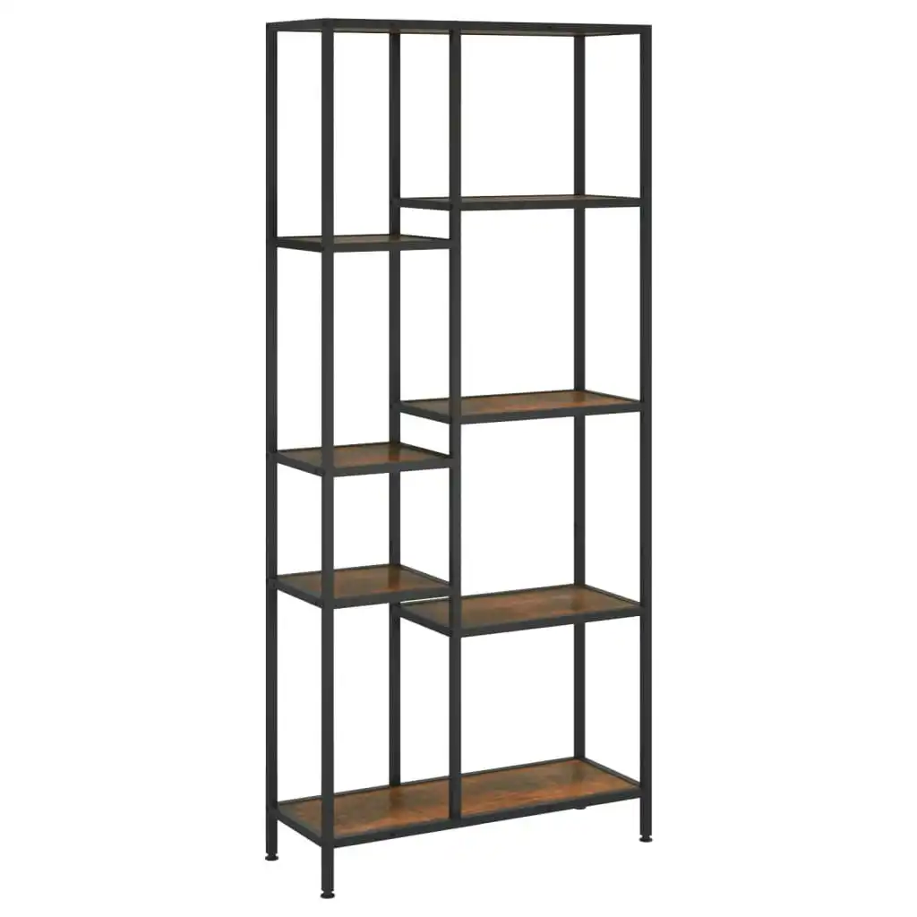 Book Shelf 80x30x180 cm Steel and Engineered Wood 336360