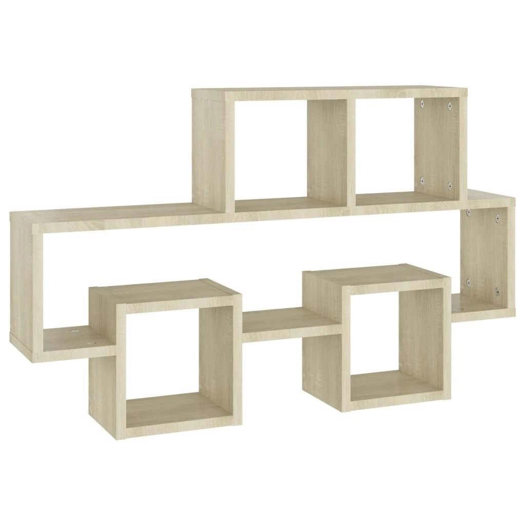 Car-shaped Wall Shelf Sonoma Oak 82x15x51 cm Engineered Wood 807253