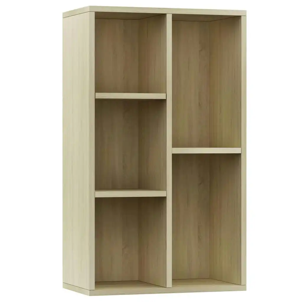 Book Cabinet/Sideboard Sonoma Oak 50x25x80 cm Engineered Wood 800165