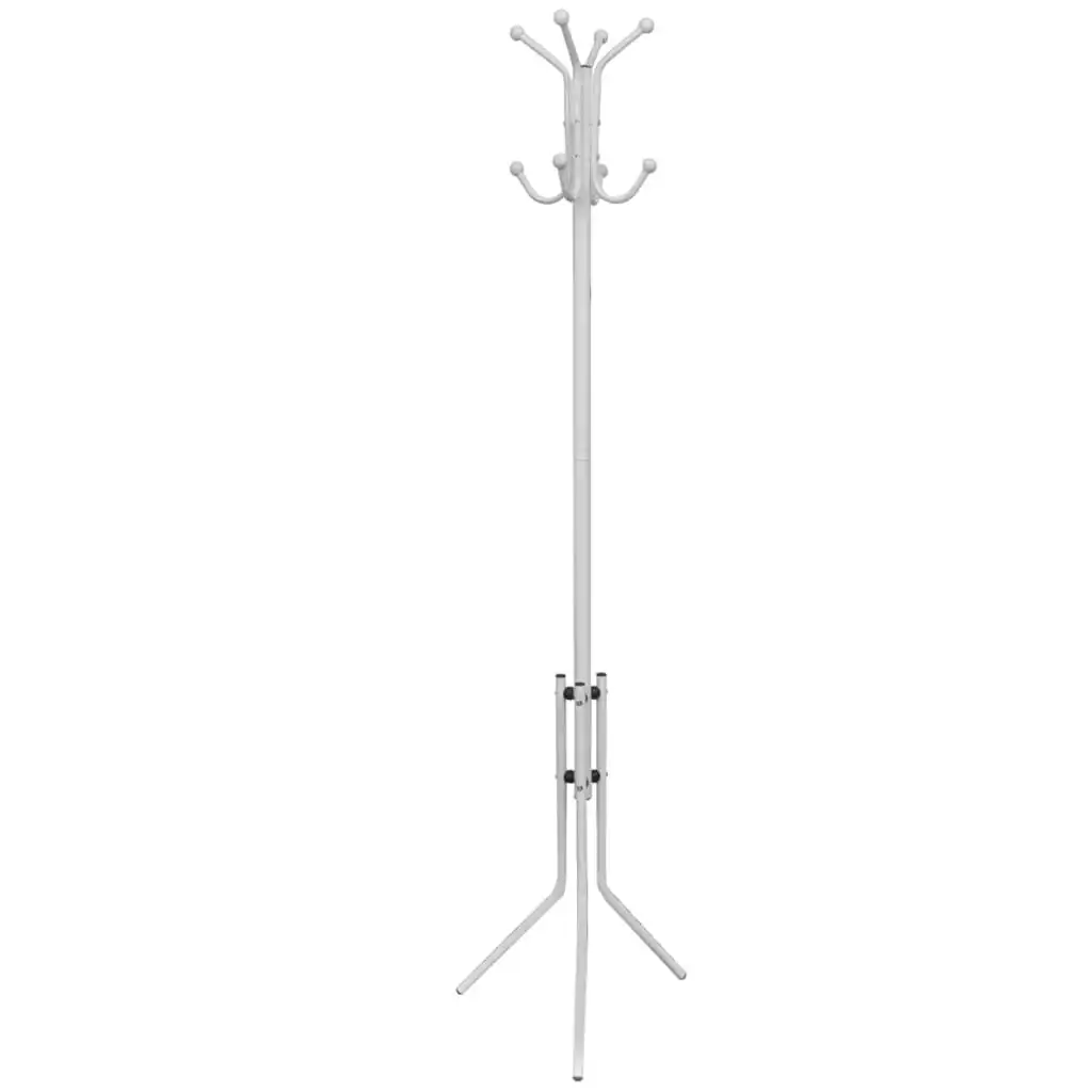 Coat Stand Metal White 241171