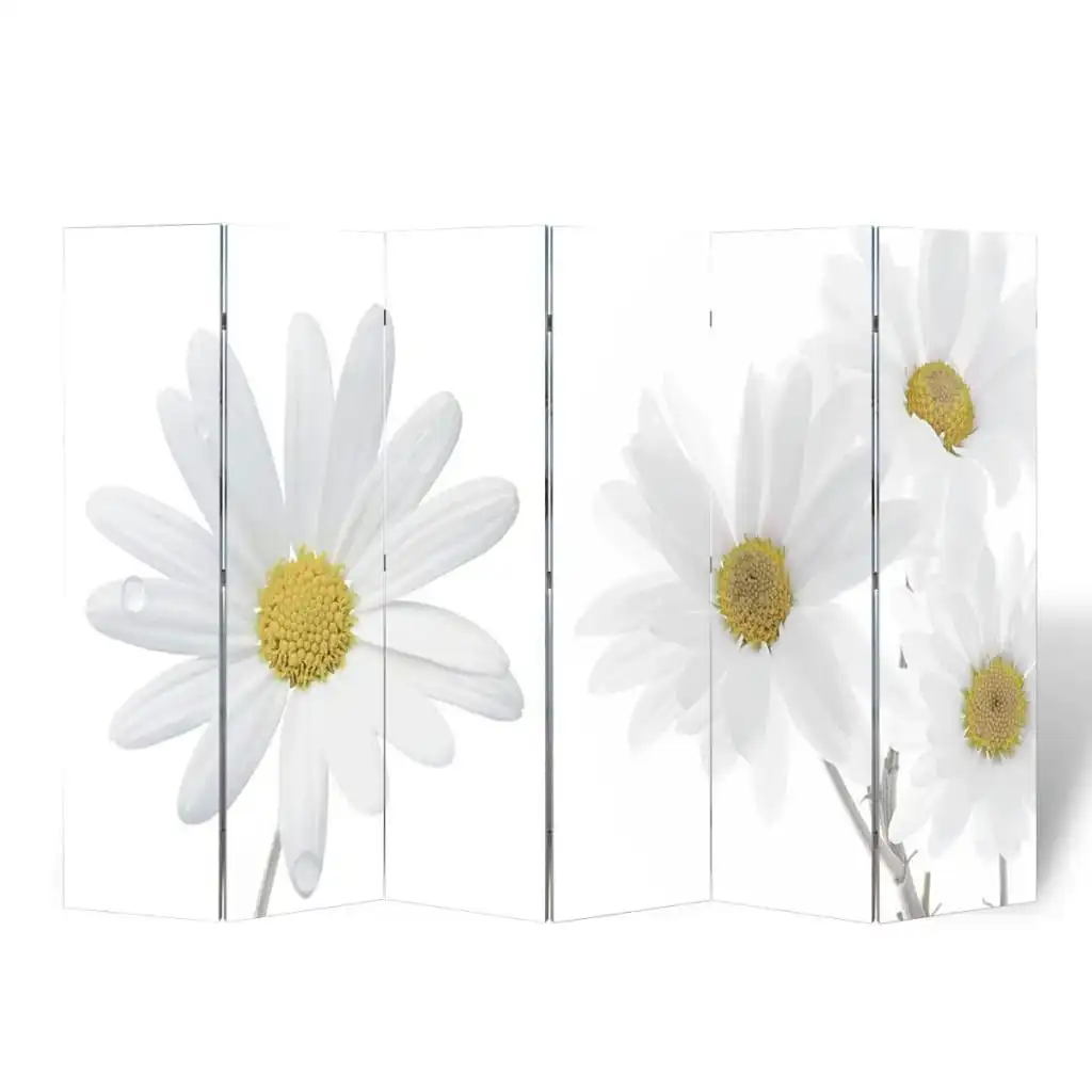 Folding Room Divider Print 217x170cm Flower 240481