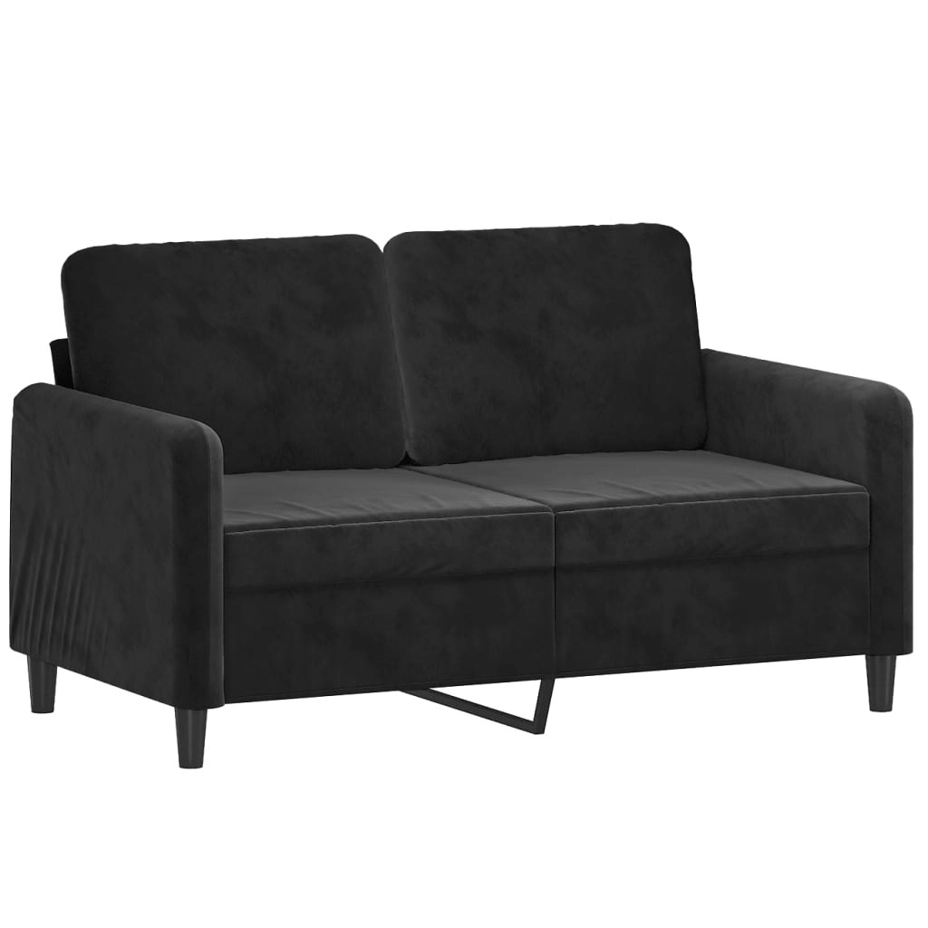 2-Seater Sofa Black 120 cm Velvet 359437