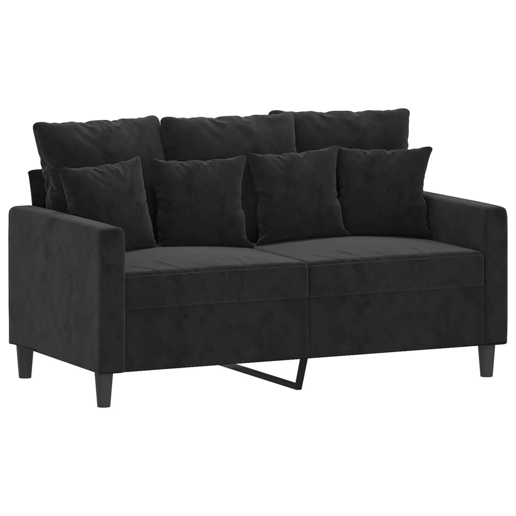 2-Seater Sofa Black 120 cm Velvet 359298