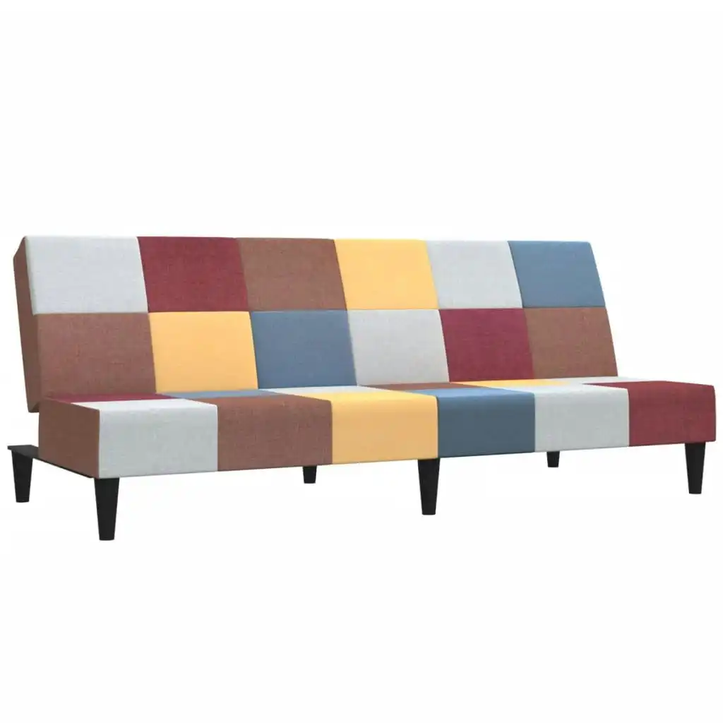 2-Seater Sofa Bed Fabric 375824