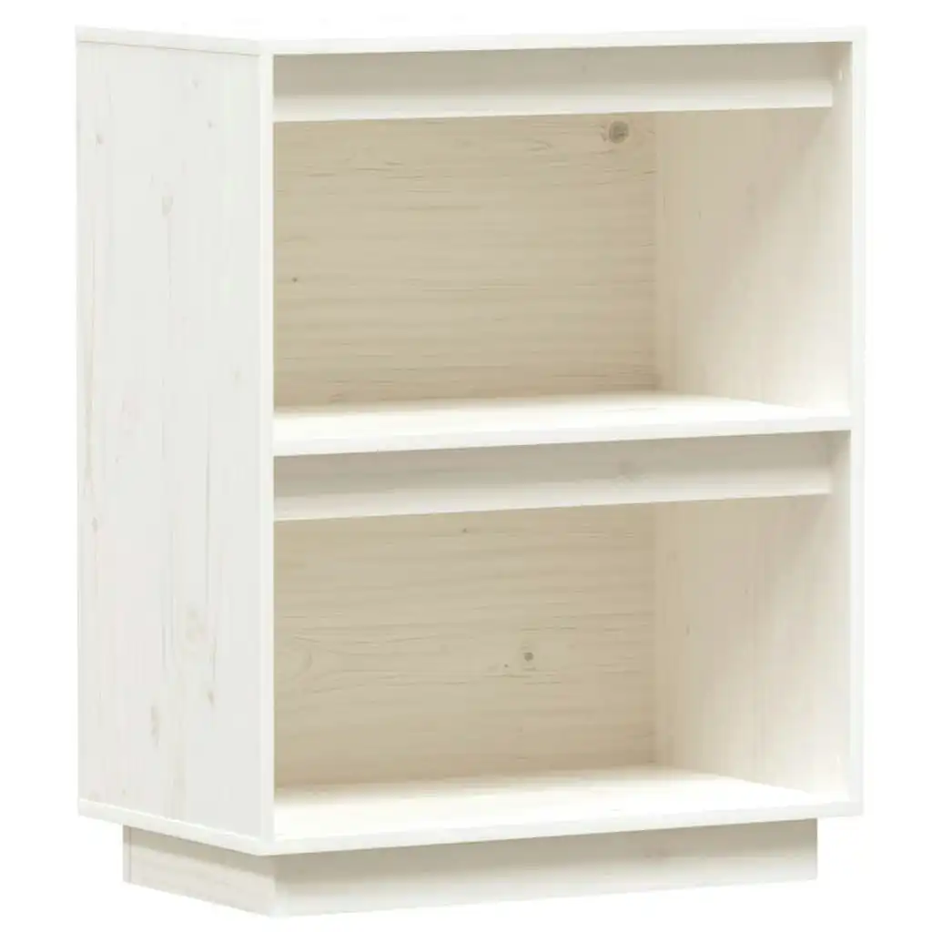 Console Cabinet White 60x34x75 cm Solid Wood Pine 813820