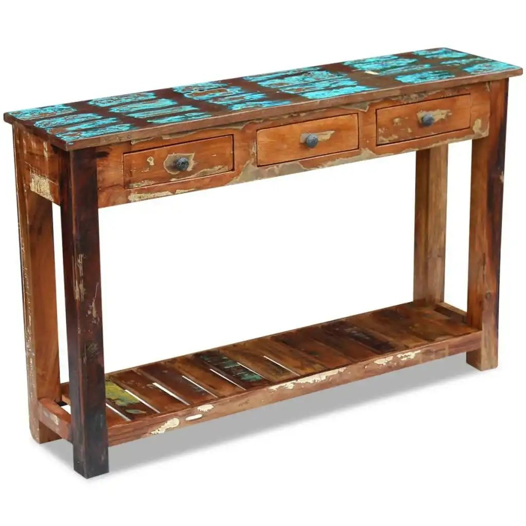 Console Table Solid Reclaimed Wood 120x30x76 cm 243328