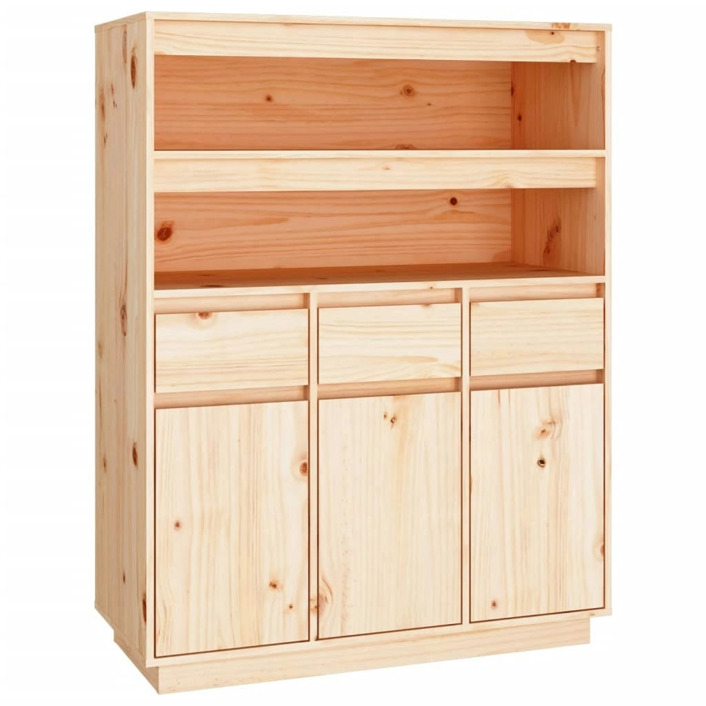 Highboard 89x40x116.5 cm Solid Wood Pine 818215