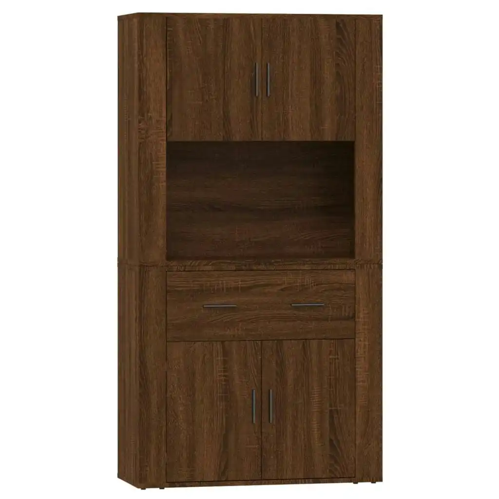 Highboard Brown Oak Engineered Wood 3185374