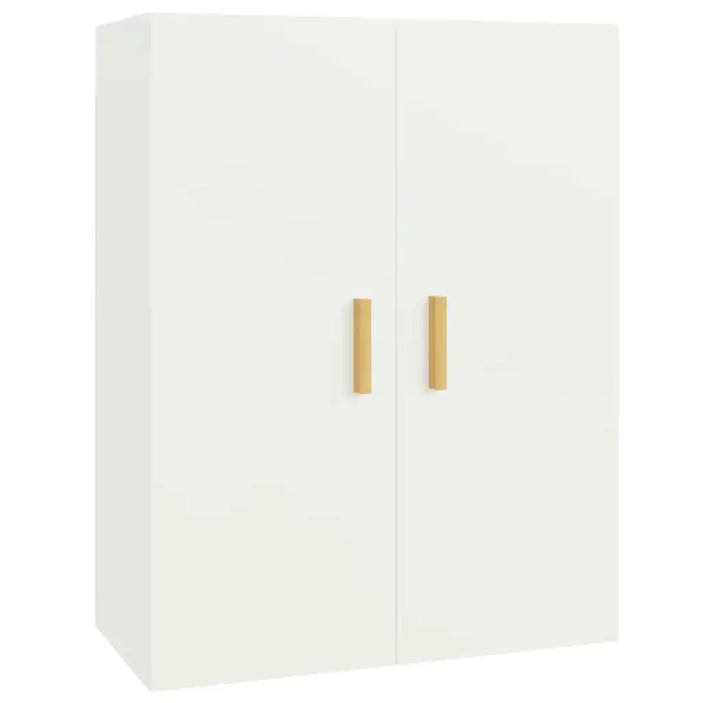 Hanging Wall Cabinet White 69.5x34x90 cm 812258