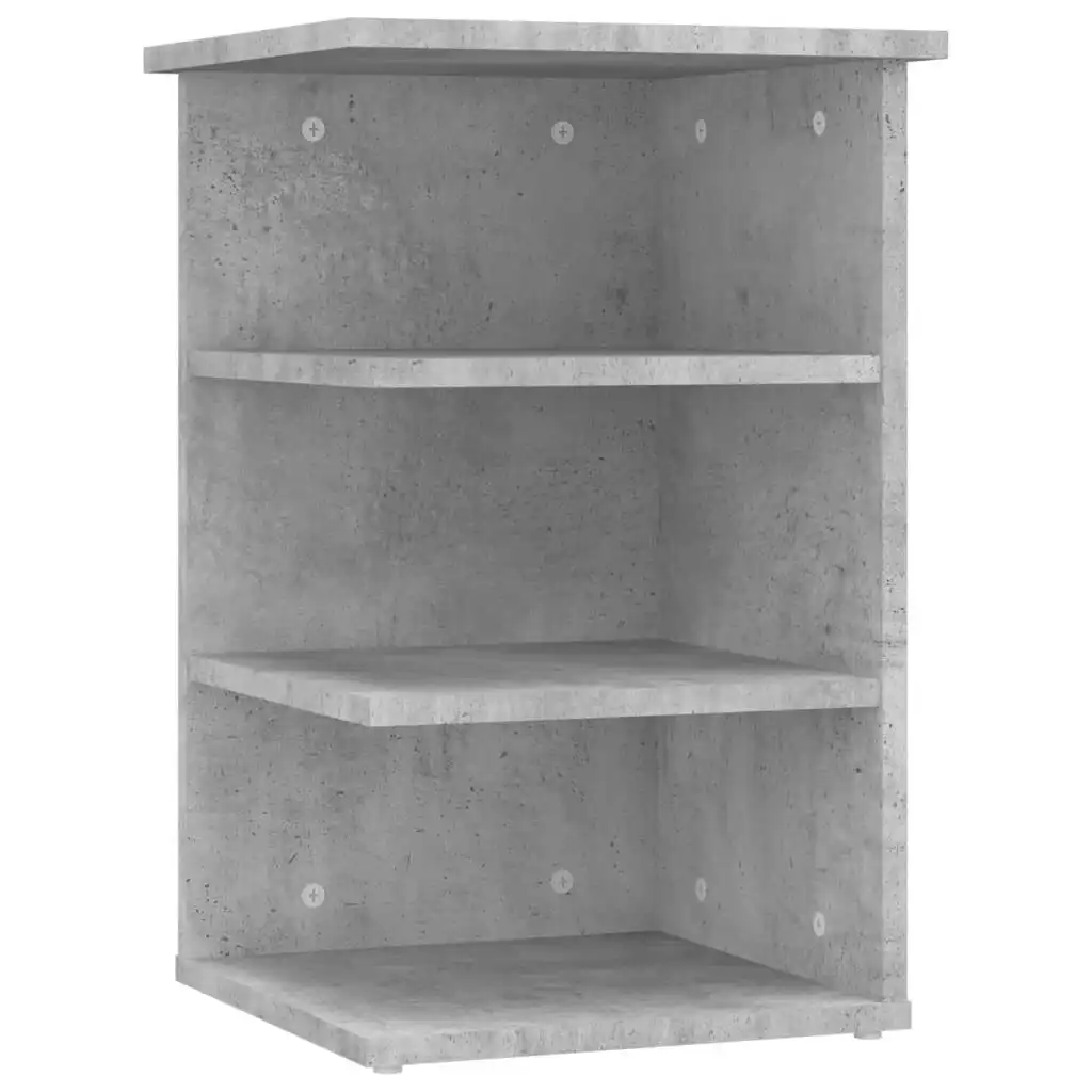 Side Cabinet Concrete Grey 35x35x55 cm Engineered Wood 806278