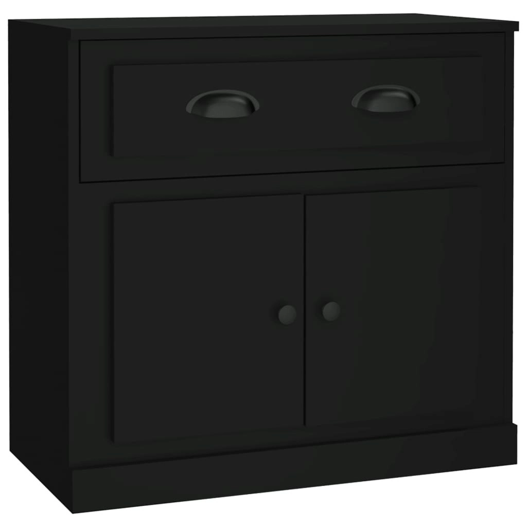 Sideboard Black 70x35.5x67.5 cm Engineered Wood 816425