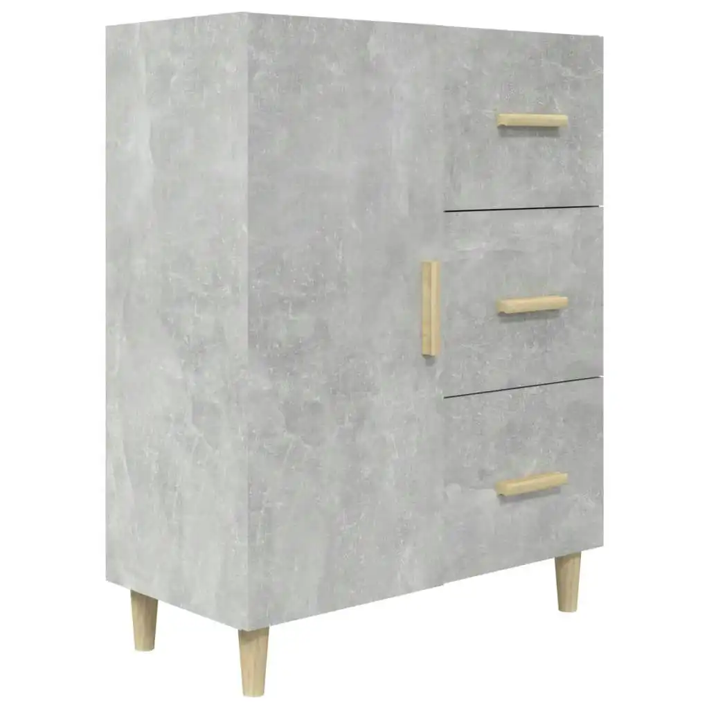 Sideboard Concrete Grey 69.5x34x90 cm Engineered Wood 812172